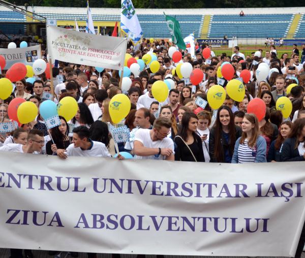 (Video) Marșul Absolvenților la Iași