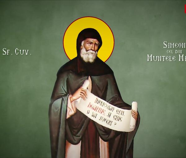 Troparul Sfântului Cuvios Simeon cel din Muntele Minunat