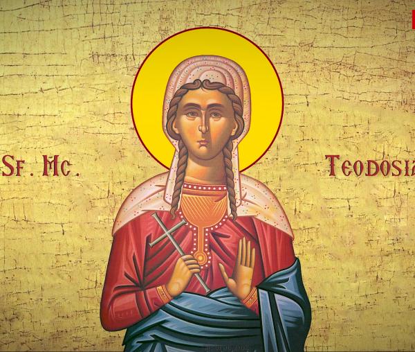 Troparul Sfintei Mucenițe Teodosia, fecioara