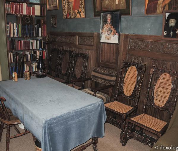 Biroul și casa Părintelui Sofronie Saharov de la Mănăstirea Essex, Anglia
