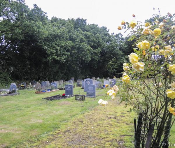 (Foto) Cimitirul de lângă Mănăstirea Essex, Anglia – mormântul mamei părintelui Rafail Noica
