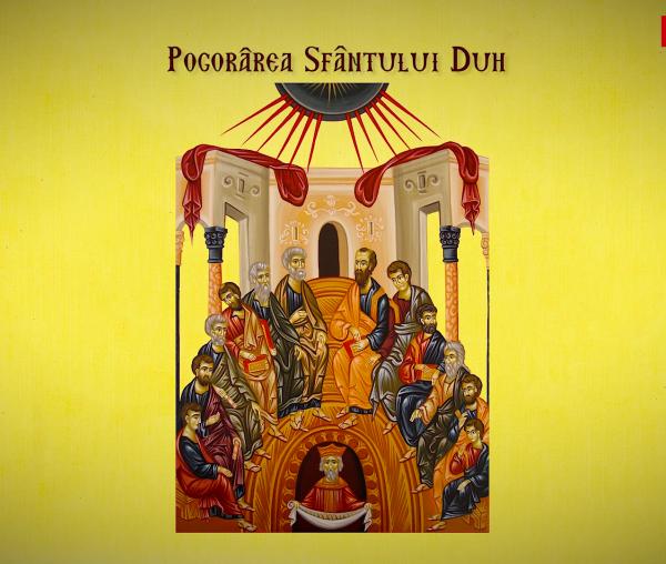 Troparul Pogorârii Sfântului Duh