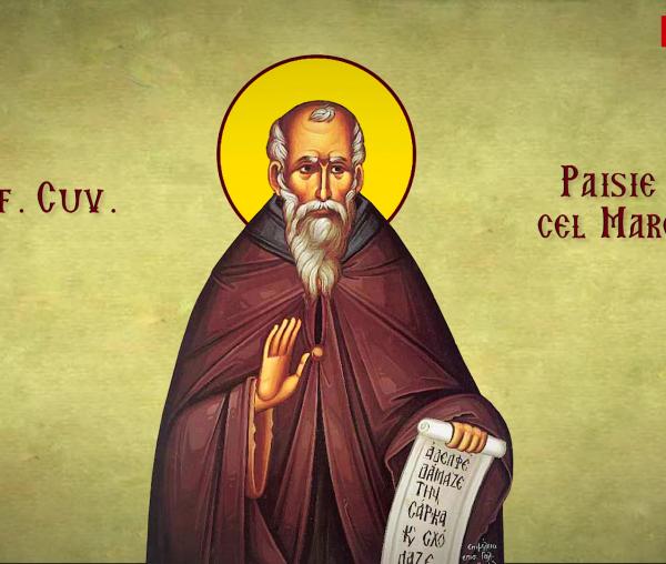 Troparul Sfântului Cuvios Paisie cel Mare