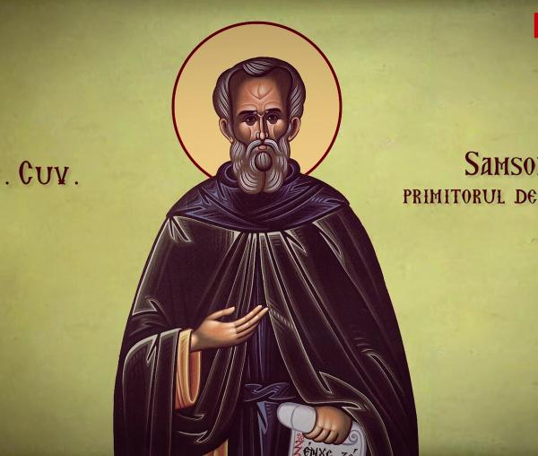 Troparul Sfântului Cuvios Samson, primitorul de străini