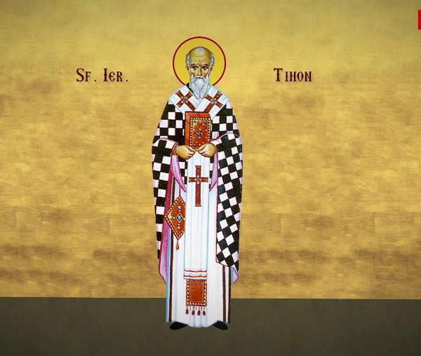 (Video) Troparul Sfântului Ierarh Tihon, Episcopul Amatundei