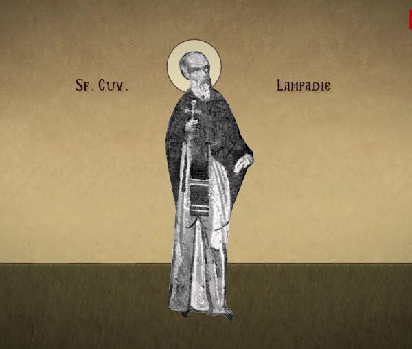 Troparul Sfântului Cuvios Lampadie