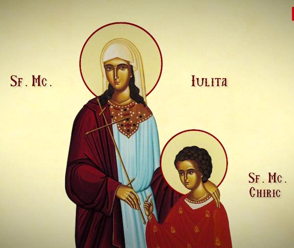 Troparul Sfinților Mucenici Chiric și Iulita