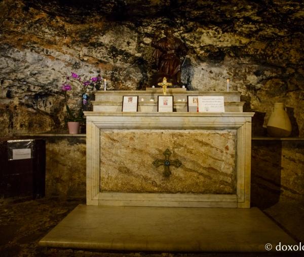 (Foto) Peştera Sfântului Ilie de la Stella Maris – Haifa