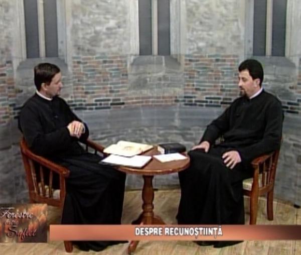 Despre recunoștiință - pr. Cristian Vasile - Ferestre către suflet