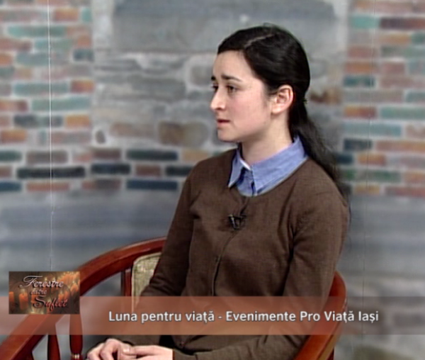 Luna pentru viață - evenimente Pro Viata Iași 2016 - Sorina Nicoleta Hîngănescu