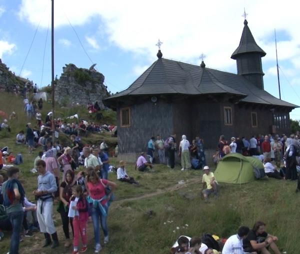 Hramul Mănăstirii de pe Muntele Ceahlău