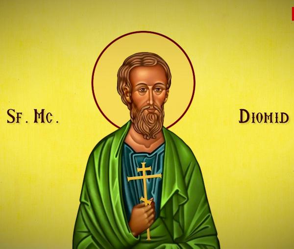 Troparul Sfântului Mucenic Diomid