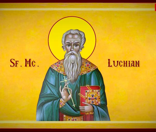 Troparul Sfântului Mucenic Luchian preotul