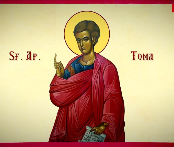 Troparul Sfântului Apostol Toma