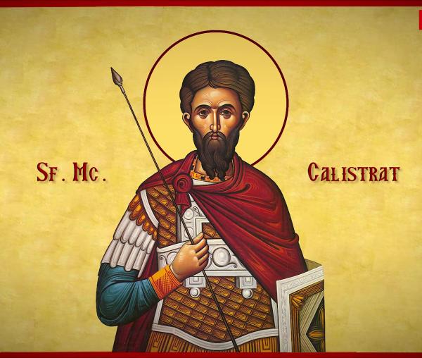 Troparul Sfântului Mucenic Calistrat şi al celor împreună cu dânsul patruzeci şi nouă de Mucenici