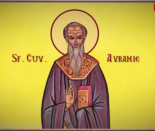 Troparul Sfântului Cuvios Avramie