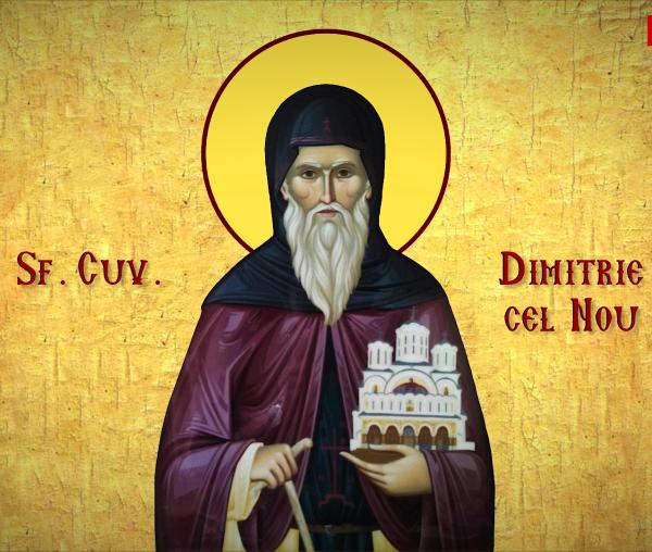 Troparul Sfântului Cuvios Dimitrie cel Nou, Ocrotitorul Bucureștilor
