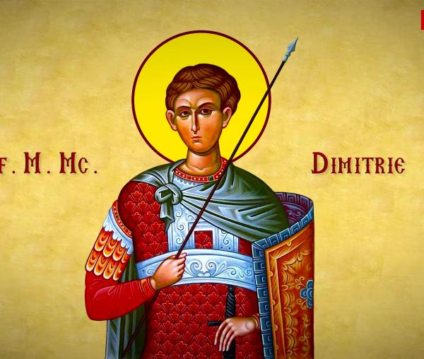 Troparul Sfântului Mare Mucenic Dimitrie, Izvorâtorul de mir