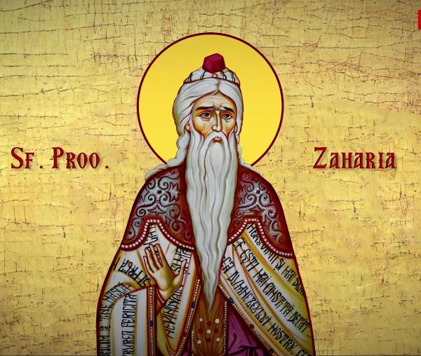 Troparul Sfântului Proroc Zaharia, tatăl Sfântului Ioan Botezătorul