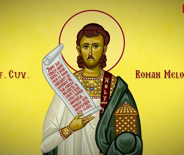 Troparul Sfântului Cuvios Roman Melodul