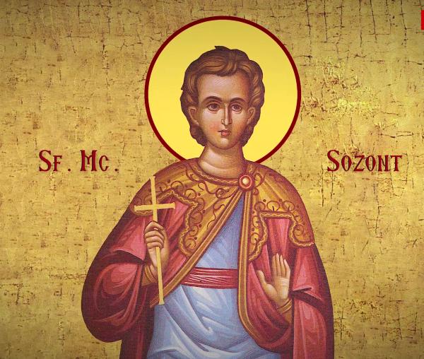 Troparul Sfântului Mucenic Sozont