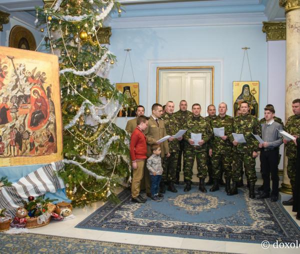 Colindători la Reședința Mitropolitană 2016 - Corul Centrului Militar din Iași