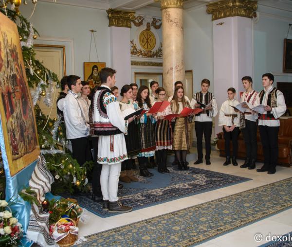 Colindători la Reședința Mitropolitană 2016 - Corul ALEPH al Seminarului Teologic de la Mănăstirea Neamț