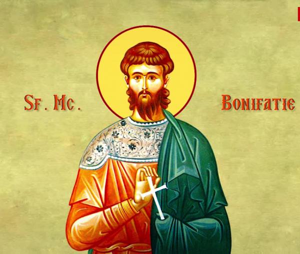 Troparul Sfântului Mucenic Bonifatie