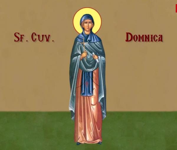 Troparul Sfintei Cuvioase Domnica