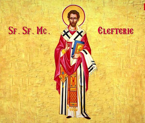 Troparul Sfântului Sfințit Mucenic Elefterie, Episcopul Iliriei