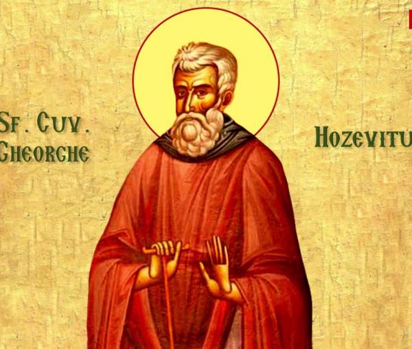 (Video) Troparul Sfântului Cuvios Gheorghe Hozevitul