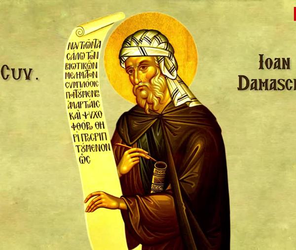 Troparul Sfântului Cuvios Ioan Damaschin