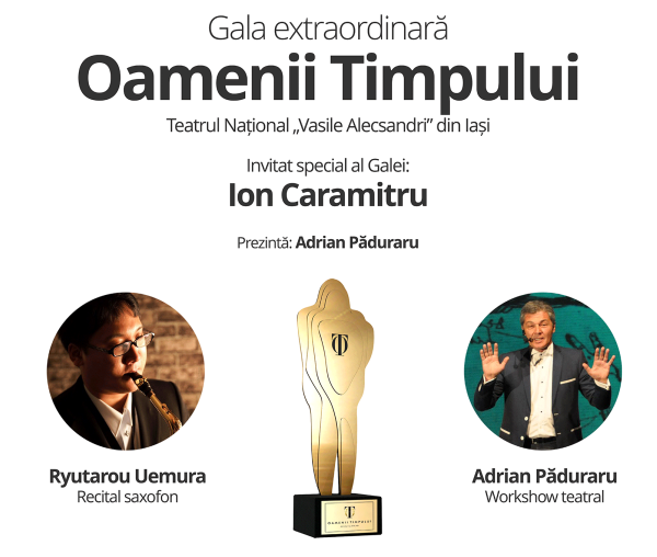 (Video) A treia ediție a Galei „Oamenii Timpului”, la Iași