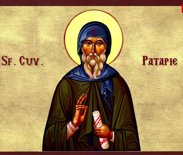 Troparul Sfântului Cuvios Patapie