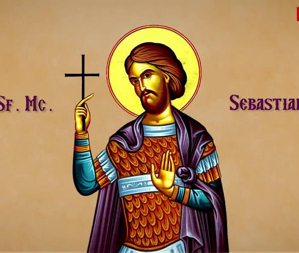 Troparul Sfântului Mucenic Sebastian și al Sfintei Muceniţe Zoe