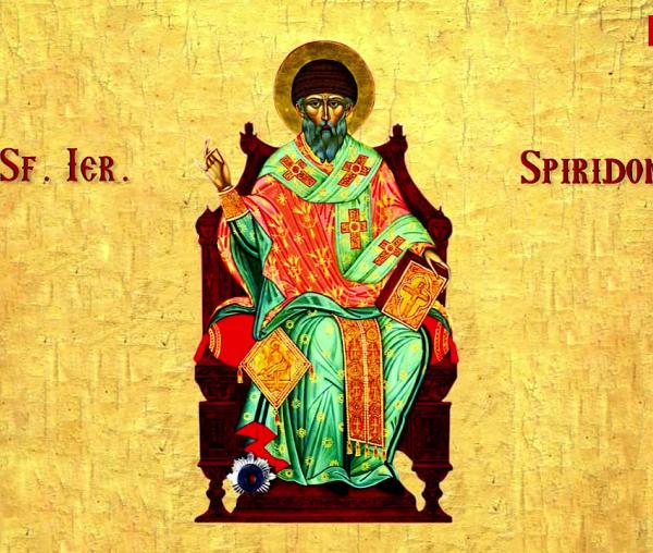 Troparul Sfântului Ierarh Spiridon, Episcopul Trimitundei