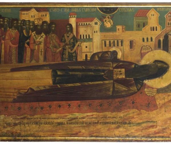 Adormirea Sfântului Simeon Izvorâtorul de Mir