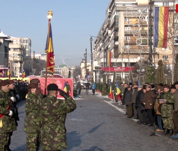 (Video) Sfințirea Drapelului de luptă al Brigăzii 15 mecanizate „Podu Înalt”