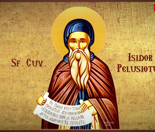 Troparul Sfântului Cuvios Isidor Pelusiotul