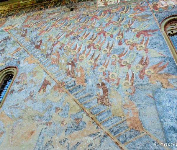 (Foto) Scara Raiului la Mănăstirea Sucevița