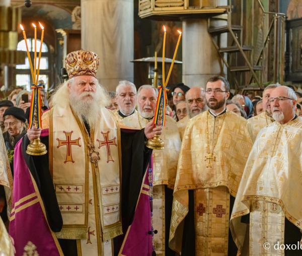 Procesiune în ajun de Florii la Iași (galerie FOTO)