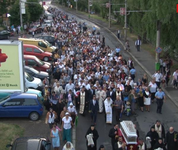 (Video) Tradiționala procesiune de la Piatra Neamț