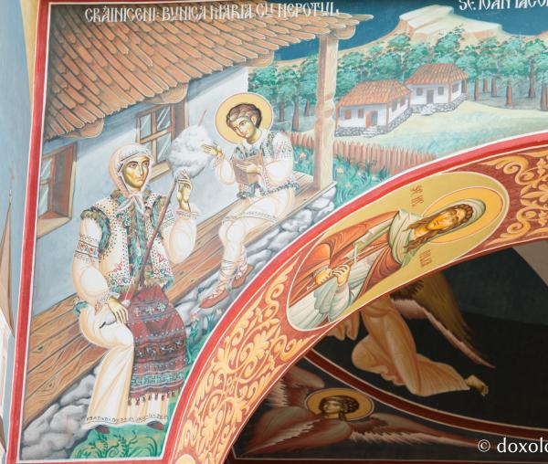 Viața Sfântului Ioan Iacob Hozevitul în iconografie