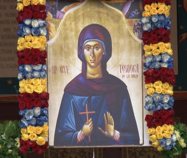 (Video) Sfânta Teodora de la Sihla cinstită la Mănăstirea Sihăstria