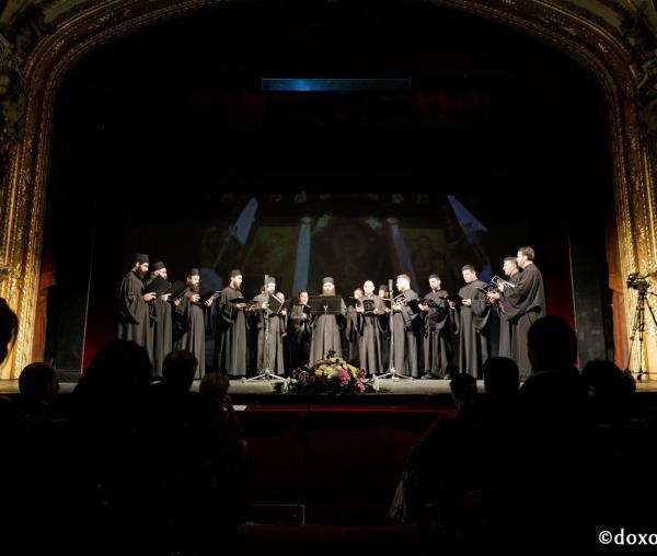 Ansamblul „Cappella Romana” și Corul Mănăstirii Hamatoura au concertat la Iași (galerie FOTO)