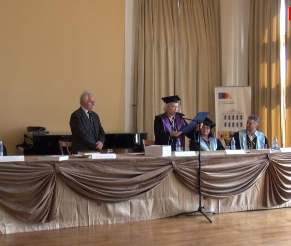 (Video) Titlul Doctor Honoris Causa pentru Gregorios Stathis
