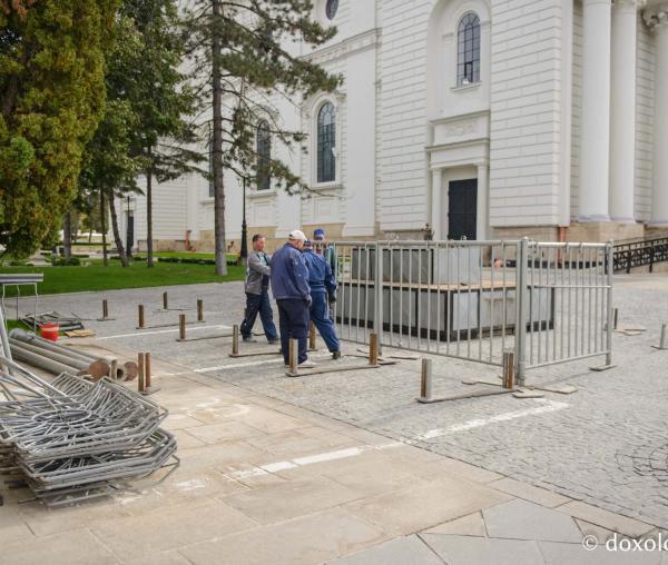 (Foto) Pregătiri pentru hramul Sfintei Parascheva 2017