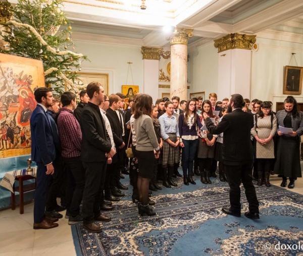 Colindători la Reședința Mitropolitană 2017 – Studenții de la Facultatea de Teologie, anul I