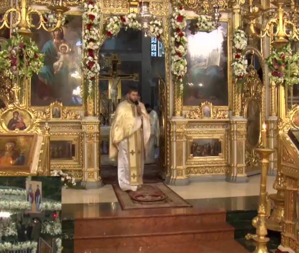 (Video) Miezonoptica, Acatistul Sfântului Apostol Andrei, Ceasurile şi Sfânta Liturghie - 13 octombrie 2017