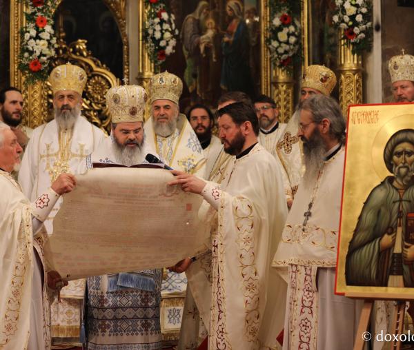 (Foto) Proclamarea Canonizării Sfântului Ierarh Iosif cel Milostiv și a Sfântului Gheorghe Pelerinul
